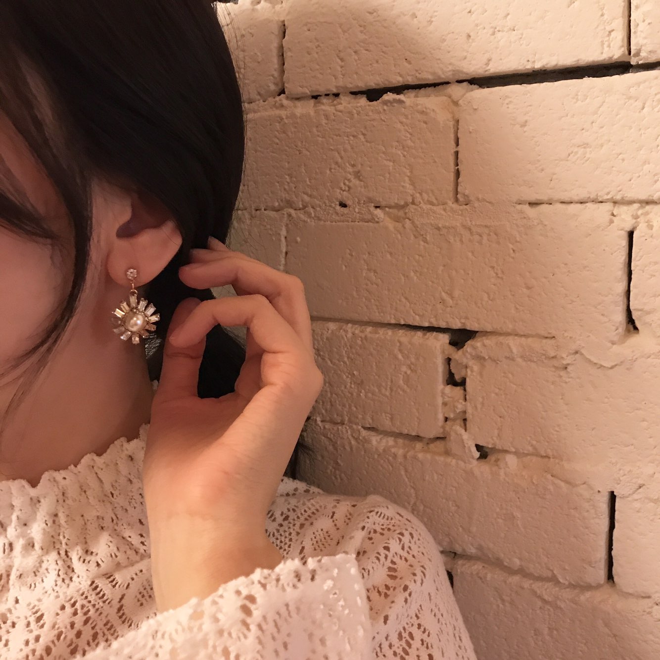 <b><p>JOY COLLECTION Mourning spr Flower Bl earr</p></b><b><p>喜び コレクション 無排 春 花 ブリンブリン イヤグ ドロップ フラワー デイリー</p></b><br /><br /><p align='center'>