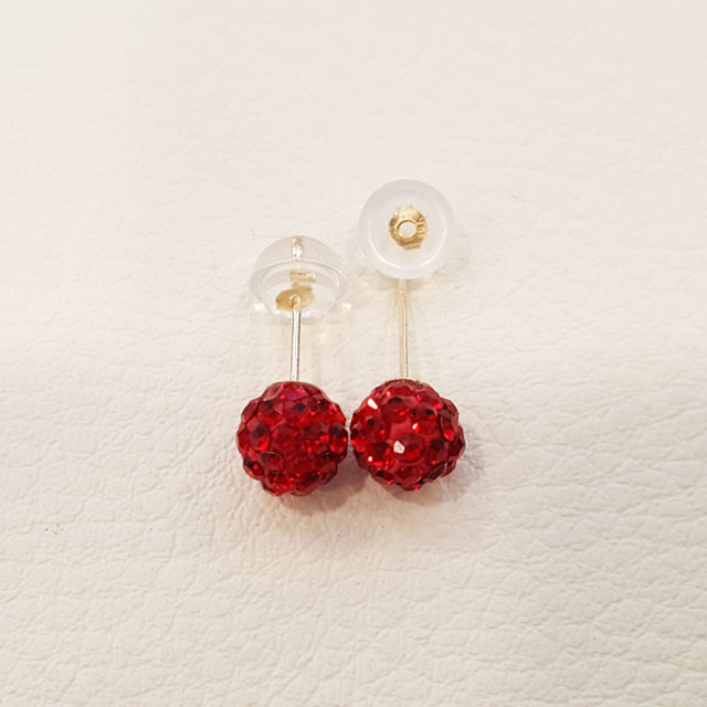 <b><p>Bollare 14K ruby ​​ba ering GE187 neat De</p></b><b><p>ボラレ 14Kルビーボール イヤリング GE187 すっきりとした デートルック</p></b><br /><br /><p align='center'>