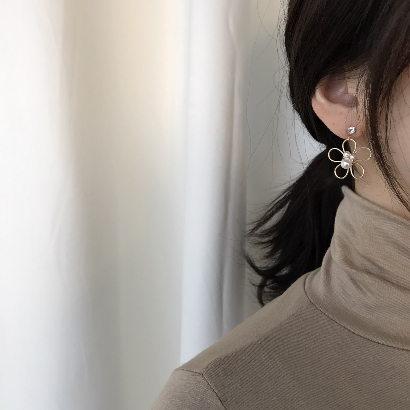 <b><p>JOY COLLECTION Mourning spr Flower Bl earr</p></b><b><p>喜び コレクション 無排 春 花 ブリンブリン イヤグ ドロップ フラワー デイリー</p></b><br /><br /><p align='center'>