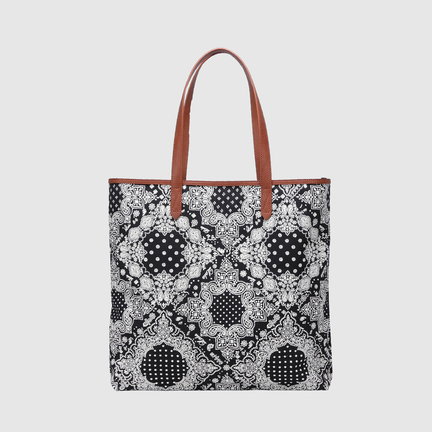 <b><p>LALA Paisley Eco Bag - Black Minimal Stylg</p></b><b><p>LALAペイズリーエコバック - ブラミニマルなスタイリングベーシ簡潔なデザインカジュアル女性春卒業</p></b><br /><br /><p align='center'>