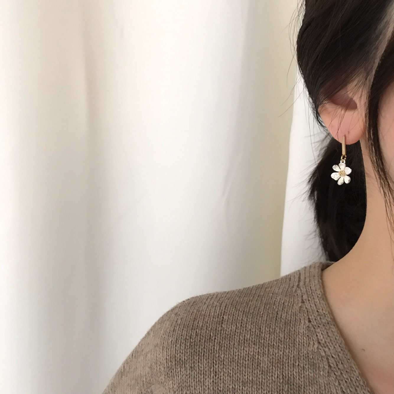 <b><p>JOY COLLECTION Mourning spr Flower Bl earr</p></b><b><p>喜び コレクション 無排 春 花 ブリンブリン イヤグ ドロップ フラワー デイリー</p></b><br /><br /><p align='center'>