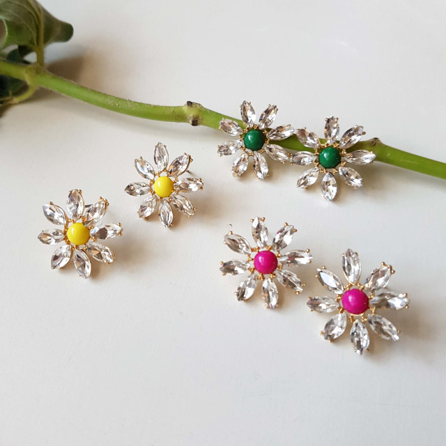 <b><p>JOY COLLECTION Mourning spr Flower Bl earr</p></b><b><p>喜び コレクション 無排 春 花 ブリンブリン イヤグ ドロップ フラワー デイリー</p></b><br /><br /><p align='center'>