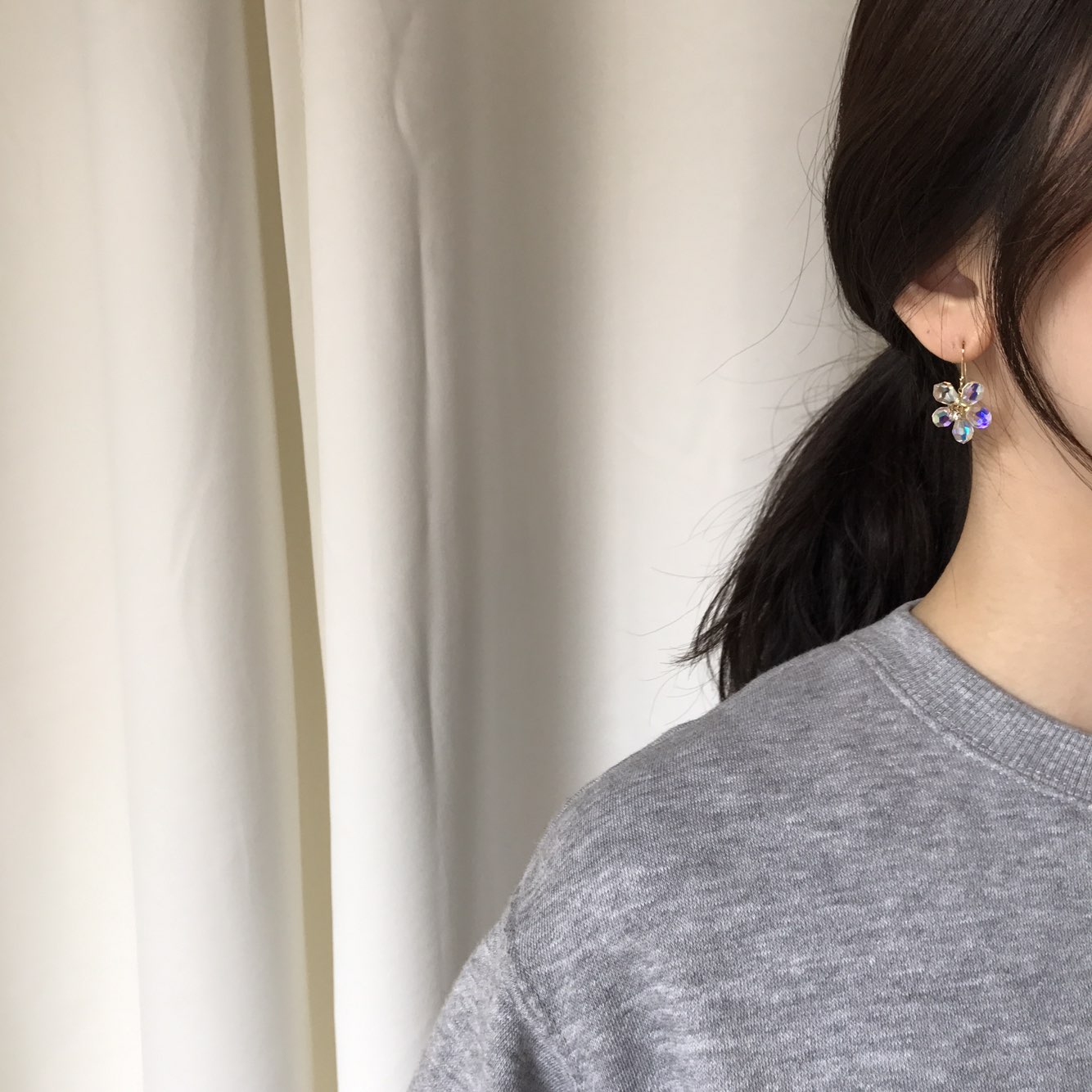 <b><p>JOY COLLECTION Mourning spr Flower Bl earr</p></b><b><p>喜び コレクション 無排 春 花 ブリンブリン イヤグ ドロップ フラワー デイリー</p></b><br /><br /><p align='center'>