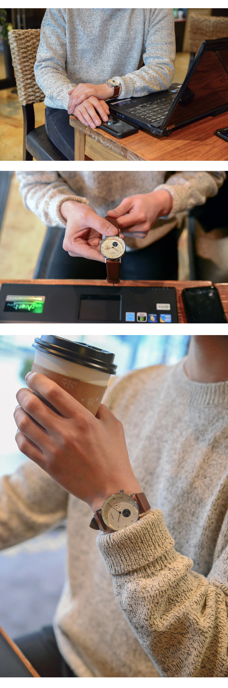 <b><p>MOMENT lther wrist clock udent coup man Wo</p></b><b><p>モーメント レザー 手首 時計 学生 カップル 女性 男性 高等 -239 修能</p></b><br /><br /><p align='center'>