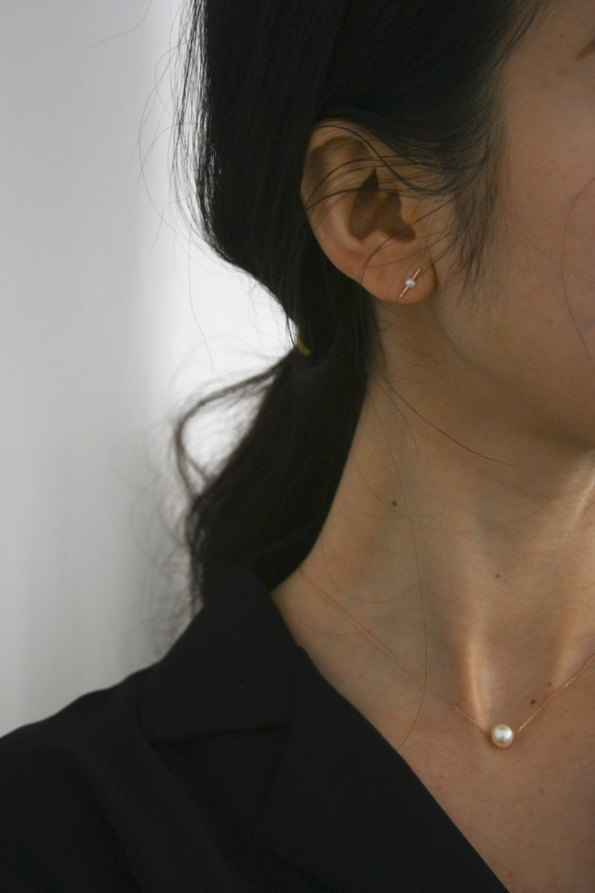 <b><p>Date fresh wr Fl Pearl Erings female 30s</p></b><b><p>日付 淡水 マイナス 真珠のイヤリング 女性 30代 四季 14K スティック シンプル</p></b><br /><br /><p align='center'>