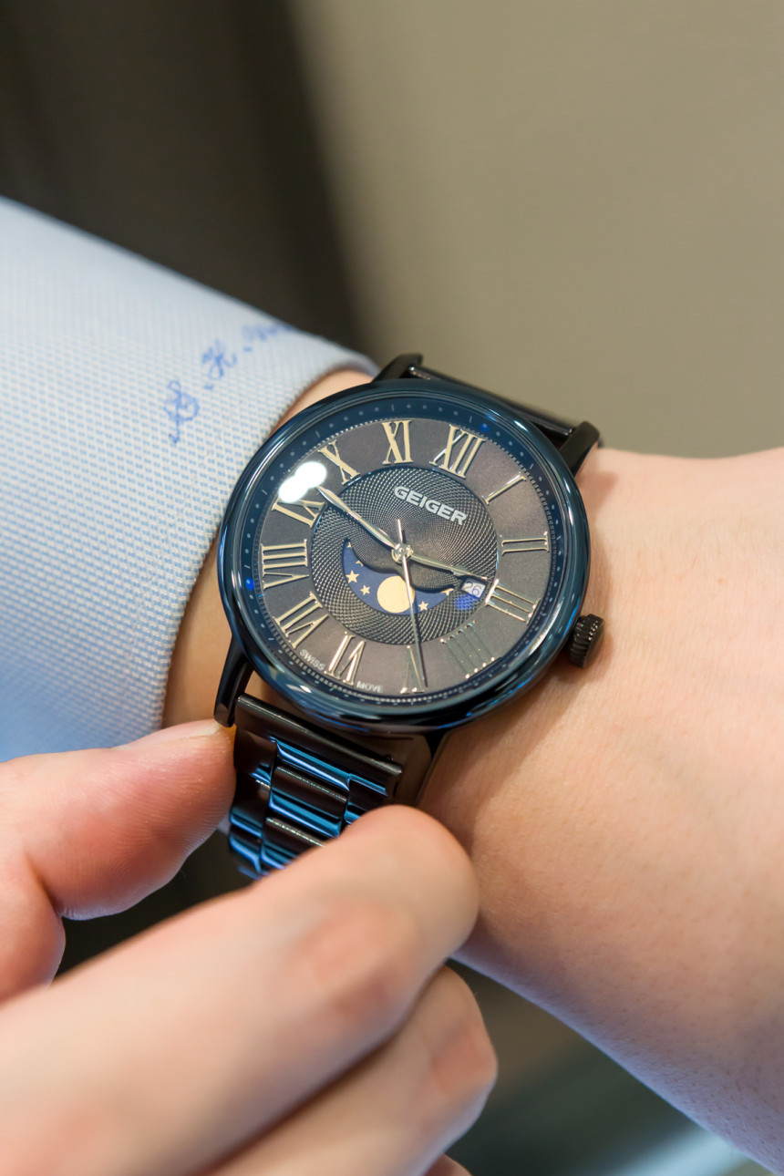 <b><p>Geiger Moon Phase Men's Watches GE1158BUBB</p></b><b><p>ガイガー ムーンフェイズ メンズ時計 GE1158BUBB 目立つ 説得力の 洗練された</p></b><br /><br /><p align='center'>