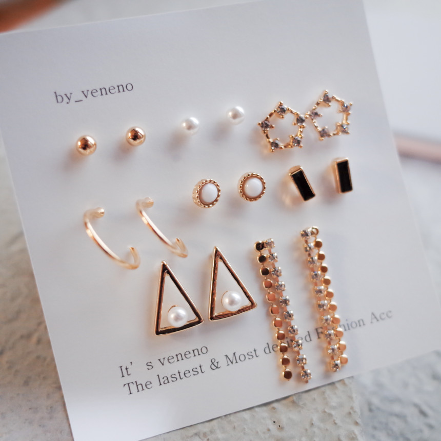 <b><p>16SET Princess earg Stylish Luxuous metal</p></b><b><p>16SET プリンセス イヤグ スタイリッシュな 高級感のある メタル モダンな</p></b><br /><br /><p align='center'>