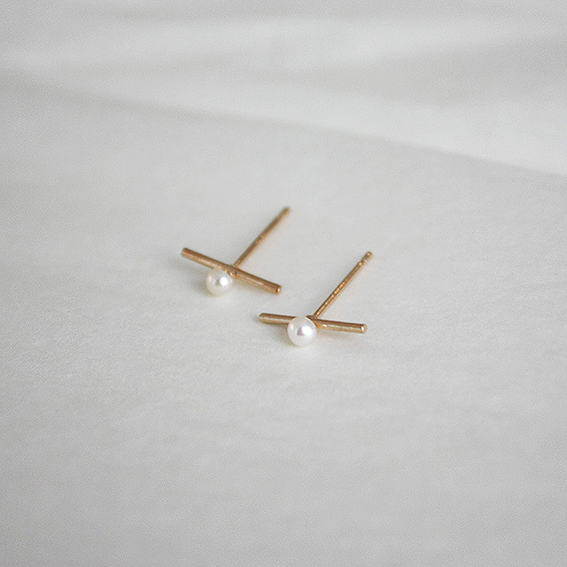 <b><p>Date fresh wr Fl Pearl Erings female 30s</p></b><b><p>日付 淡水 マイナス 真珠のイヤリング 女性 30代 四季 14K スティック シンプル</p></b><br /><br /><p align='center'>