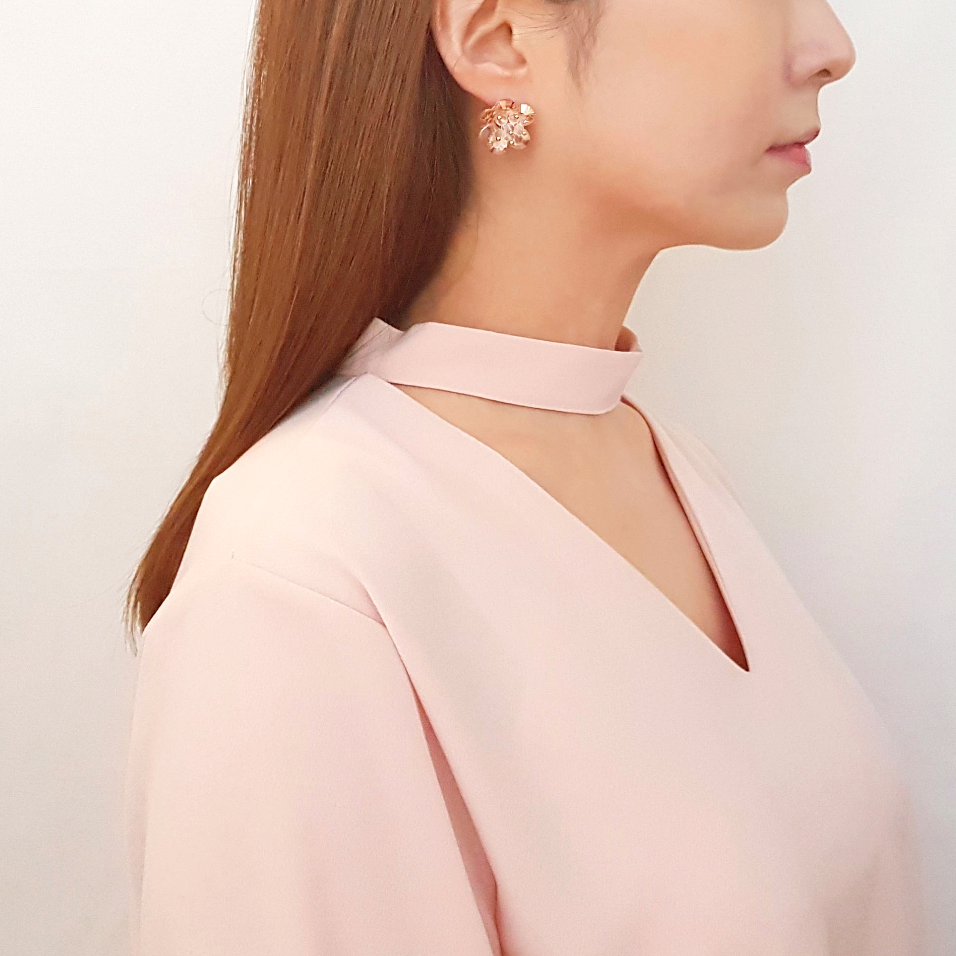 <b><p>Spring crystal ear feme Allergy free Pvention</p></b><b><p>セムコト クリスタル イヤリング 女性 無アレルギー 防止 ショッピモールおすすめ</p></b><br /><br /><p align='center'>