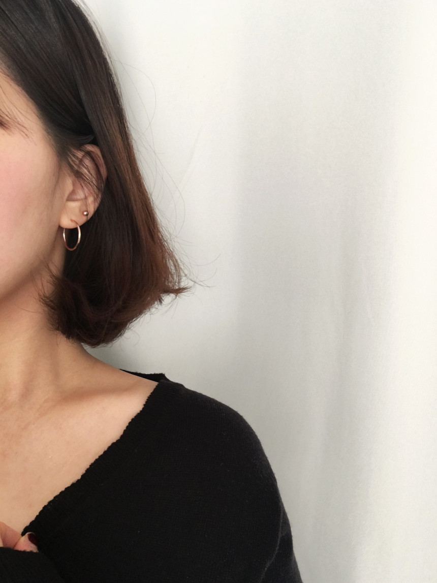 <b><p>simple Ring earrs Cody fema 20's 14K Gift</p></b><b><p>シンプル リングピアス コーディネート 女性 20代 14K ギフト セット グムチム</p></b><br /><br /><p align='center'>