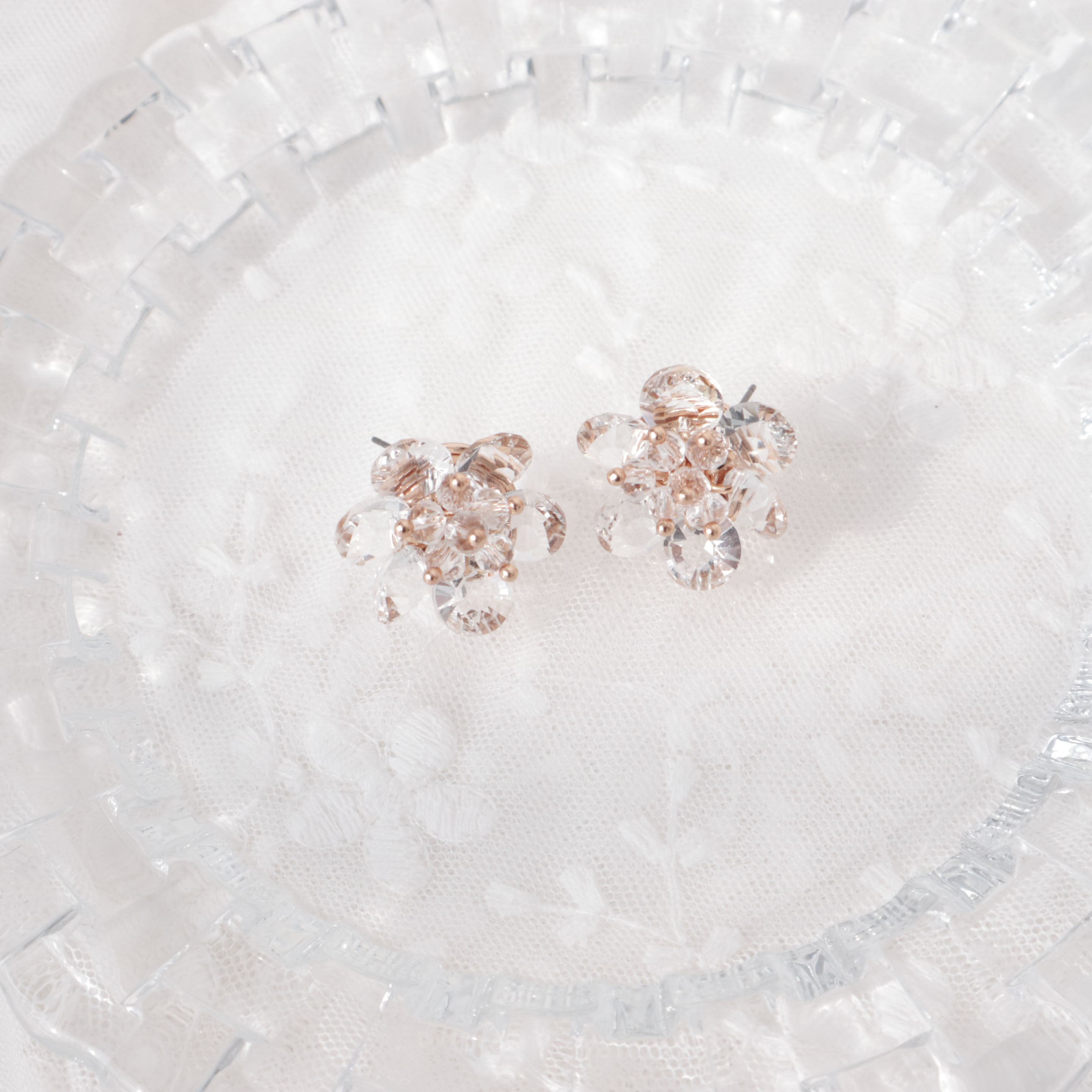 <b><p>Spring crystal ear feme Allergy free Pvention</p></b><b><p>セムコト クリスタル イヤリング 女性 無アレルギー 防止 ショッピモールおすすめ</p></b><br /><br /><p align='center'>