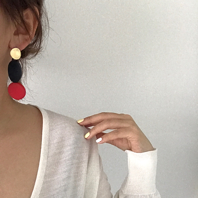 <b><p>Colorful wood Unknown Drop Earrings Vivid</p></b><b><p>カラフル ウッド オンバル ドロップイヤリング ビビ ボールドグ ユニーク 華やかな</p></b><br /><br /><p align='center'>