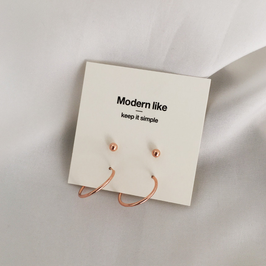<b><p>simple Ring earrs Cody fema 20's 14K Gift</p></b><b><p>シンプル リングピアス コーディネート 女性 20代 14K ギフト セット グムチム</p></b><br /><br /><p align='center'>