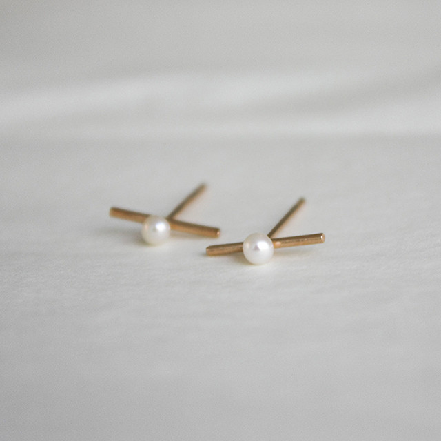 <b><p>Date fresh wr Fl Pearl Erings female 30s</p></b><b><p>日付 淡水 マイナス 真珠のイヤリング 女性 30代 四季 14K スティック シンプル</p></b><br /><br /><p align='center'>