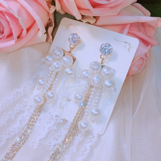 <b><p>wedding dress Drop Earrs Good pot cycle Bl-bl</p></b><b><p>ウェディングドレス ドロップイヤリ ポイントサイクル良い ケバケバした ユニークアクセサリー</p></b><br /><br /><p align='center'>