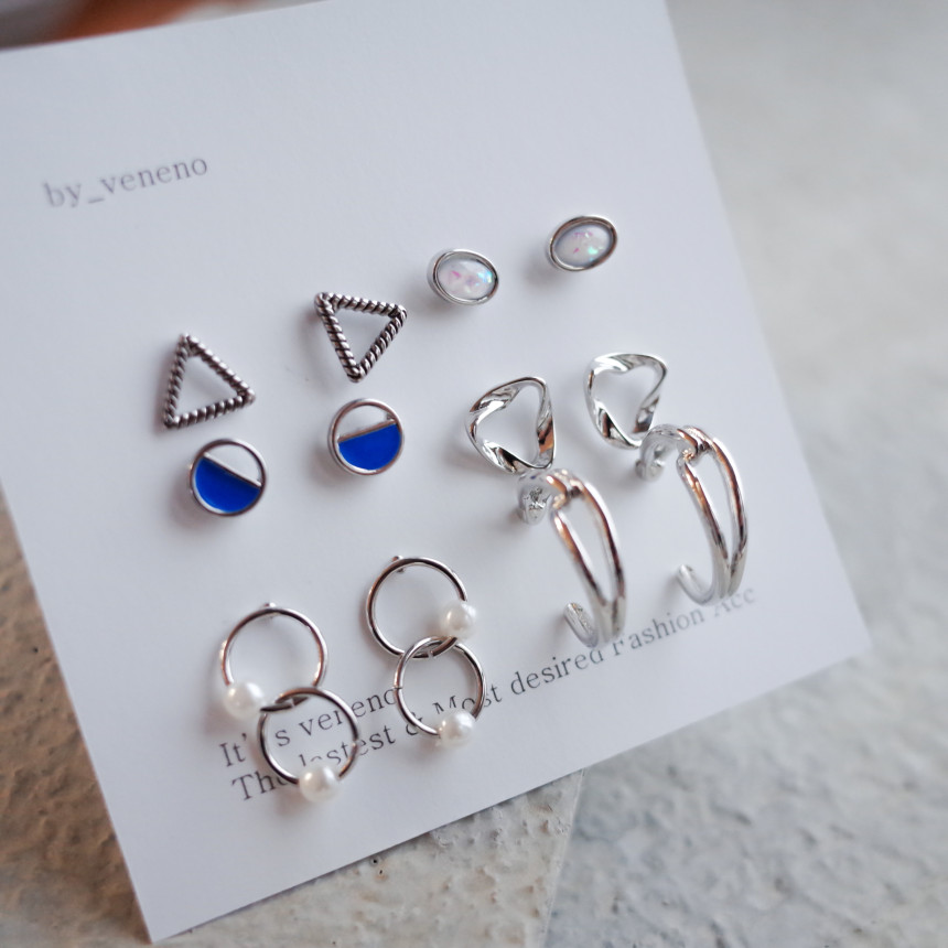 <b><p>Sandy 12SET daily earring Simple Unique St</p></b><b><p>サンディ 12SET デイリー イヤリング シンプルユニーク スタースィルク 30代の女性</p></b><br /><br /><p align='center'>