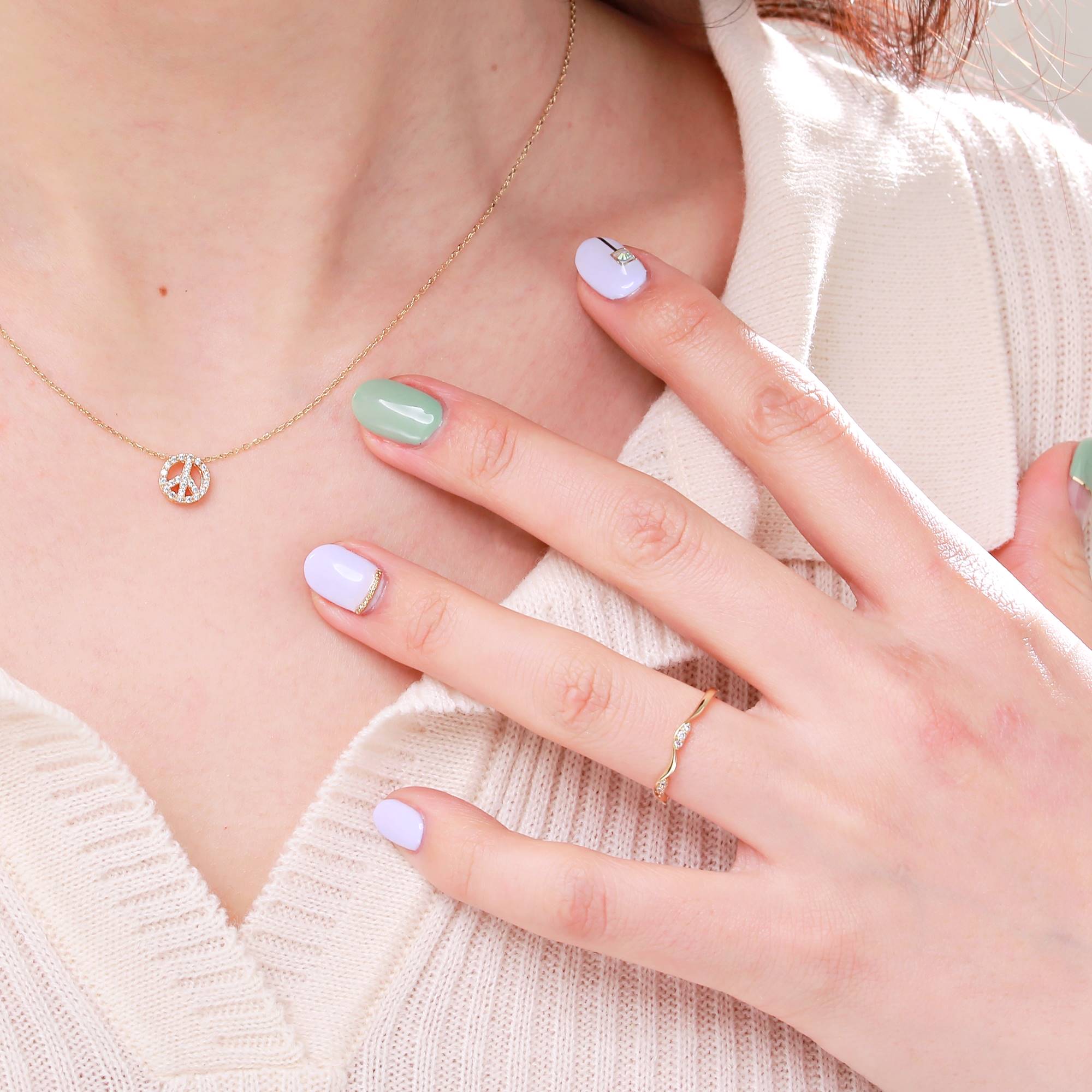 <b><p>lavender 14k ring Hihatsumi Wom their 40s</p></b><b><p>ラベンダー 14k リング ヒヘ七海 40代の女性 清純なスタイル シンプルー デートルック</p></b><br /><br /><p align='center'>