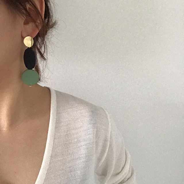 <b><p>Colorful wood Unknown Drop Earrings Vivid</p></b><b><p>カラフル ウッド オンバル ドロップイヤリング ビビ ボールドグ ユニーク 華やかな</p></b><br /><br /><p align='center'>