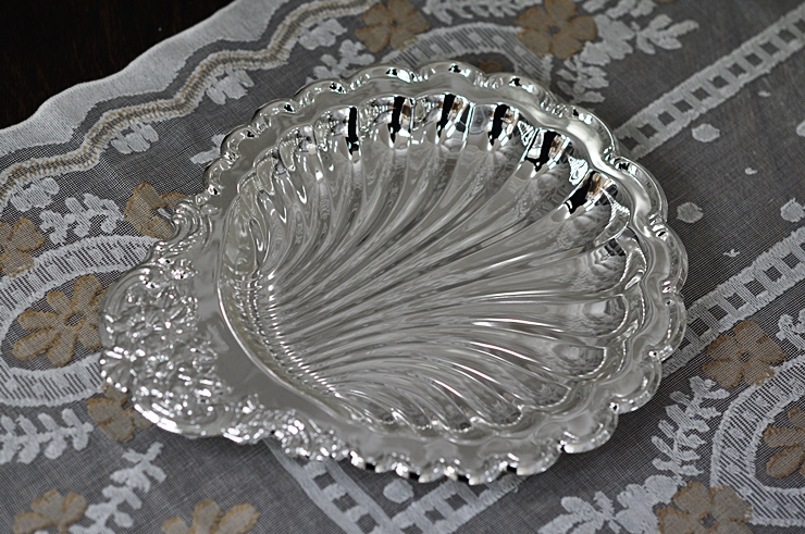 4번 영국 퀸앤 쉘 디쉬 shell dish 조개접시 (은도금제 실버 플레이트 주방용품) (Queen anne)  0/150 - 상세 이미지 3