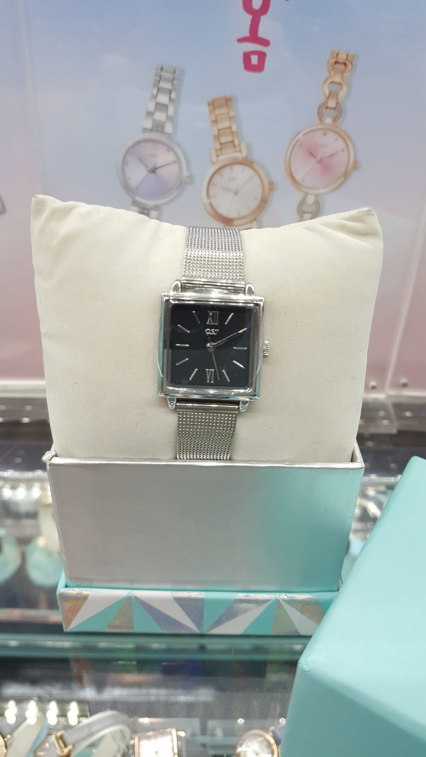 <b><p>OST Black Square Mesh Band Watch OTW118306TBS</p></b><b><p>OST ブラックスクエアメッシュバンド時計 OTW118306TBS</p></b><br /><br /><p align='center'>
