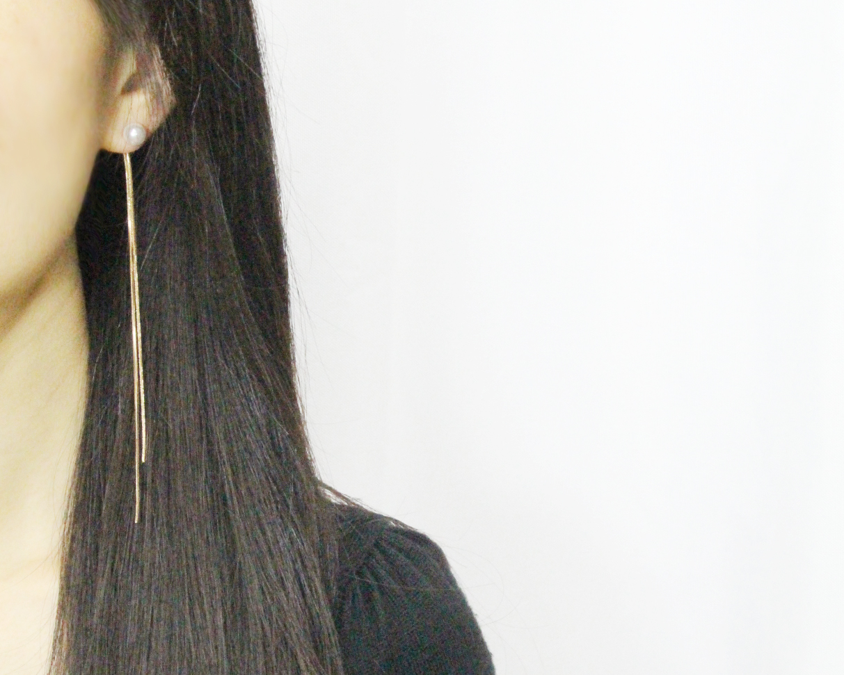 <b><p>Two Pearl gold silver Long One li Snake chain</p></b><b><p>ツーウェイ 真珠 ゴールド シルバー ロング 二行 ベムジュル チェーン ドロップ</p></b><br /><br /><p align='center'>