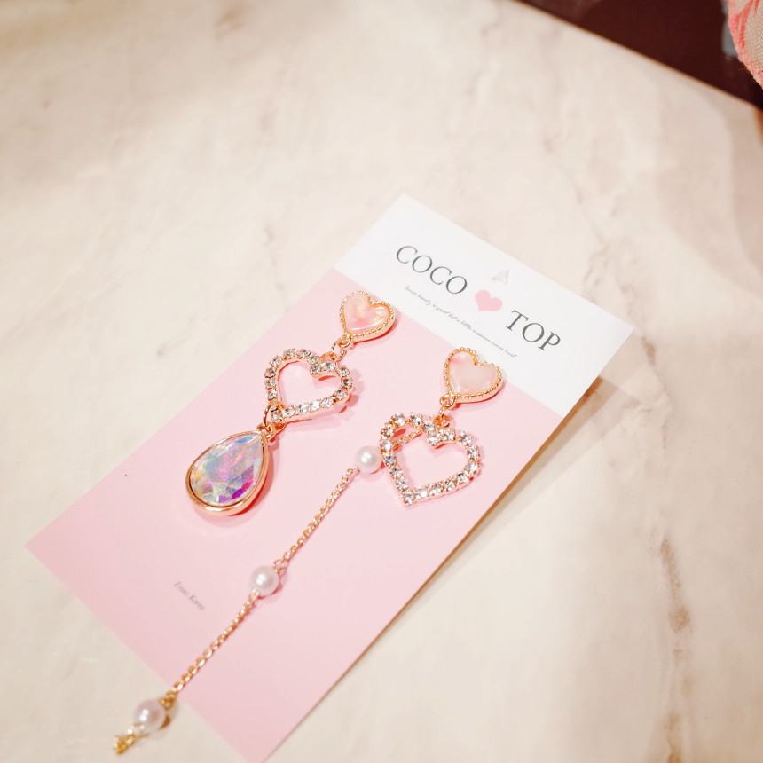 <b><p>cloud water drop heart ring</p></b><b><p>雲 水滴 ハート ドロップ イヤリング</p></b><br /><br /><p align='center'>