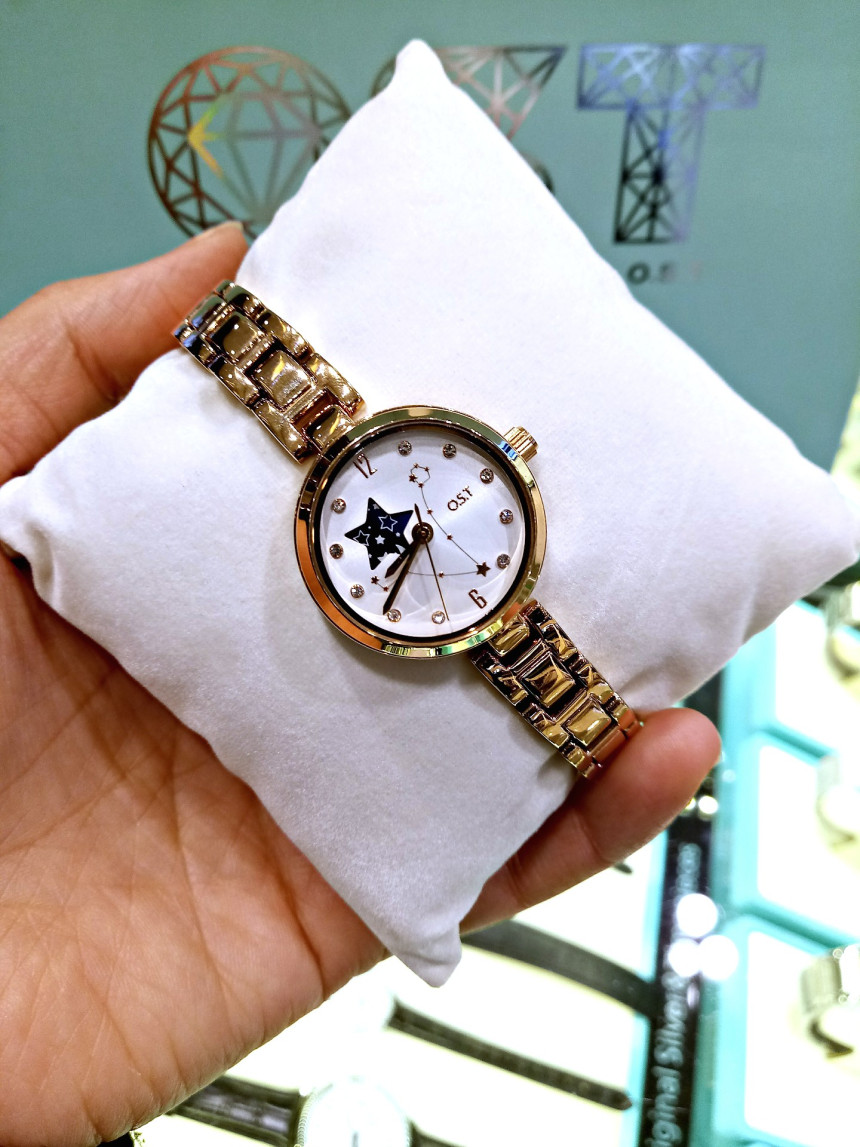 <b><p>OST 2018 Pisces Clock OTW1305TPP Lovely ok</p></b><b><p>OST 2018魚座時計OTW118305TPP ラブリールックコーディネート 女性</p></b><br /><br /><p align='center'>