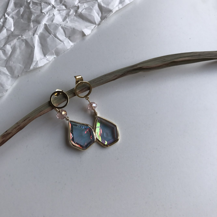 <b><p>Sugar Motr-Dahter Drop Erings Semi office</p></b><b><p>シュガー 螺鈿 ドロップイヤリング セミオフィスルック 光沢がきれいな フェミニンな感性ムード</p></b><br /><br /><p align='center'>