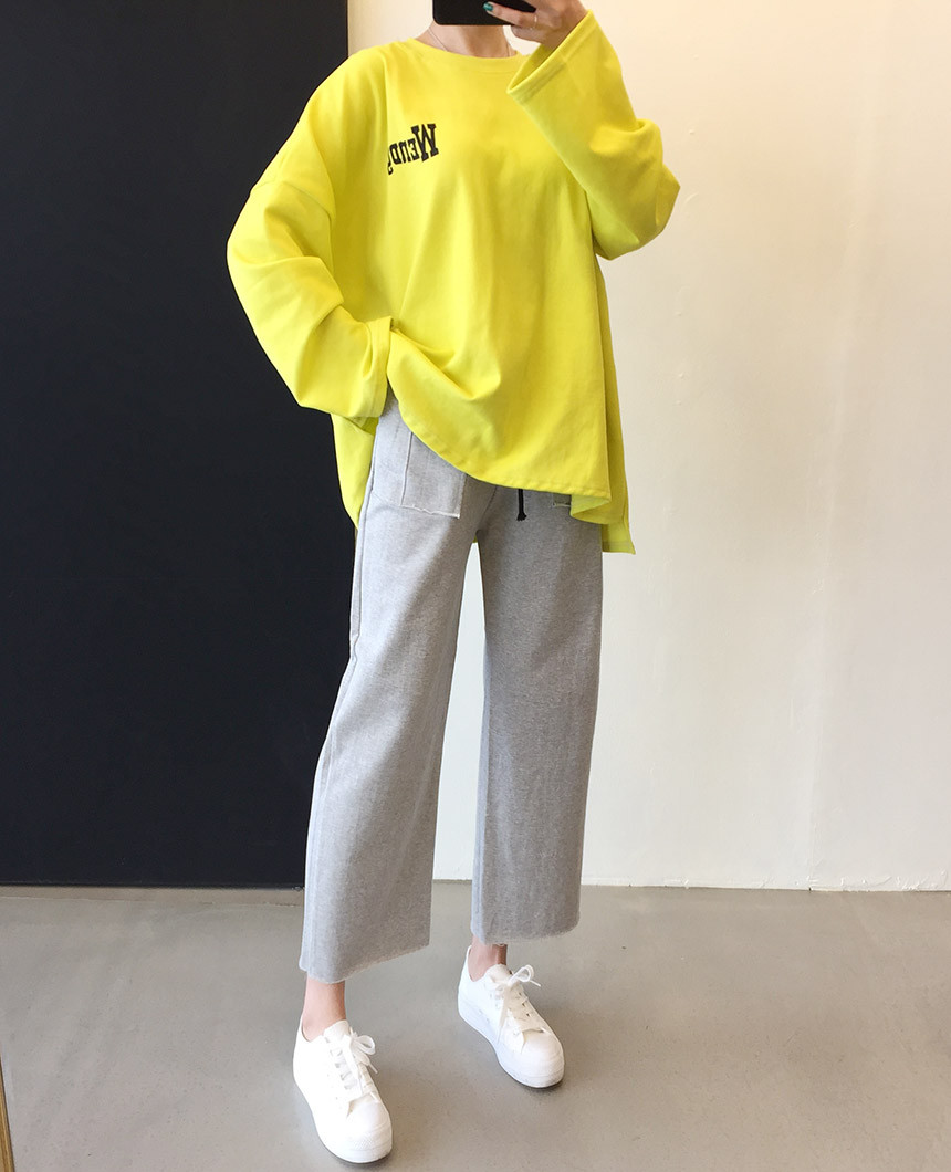 <b><p>Wendy Boxed T-shirt 4color Printing Roulette</p></b><b><p>ウェンディ ボックスTシャツ 4色 印刷 ルーズフィット チュリ 女性長袖 オ・バフェ</p></b><br /><br /><p align='center'>