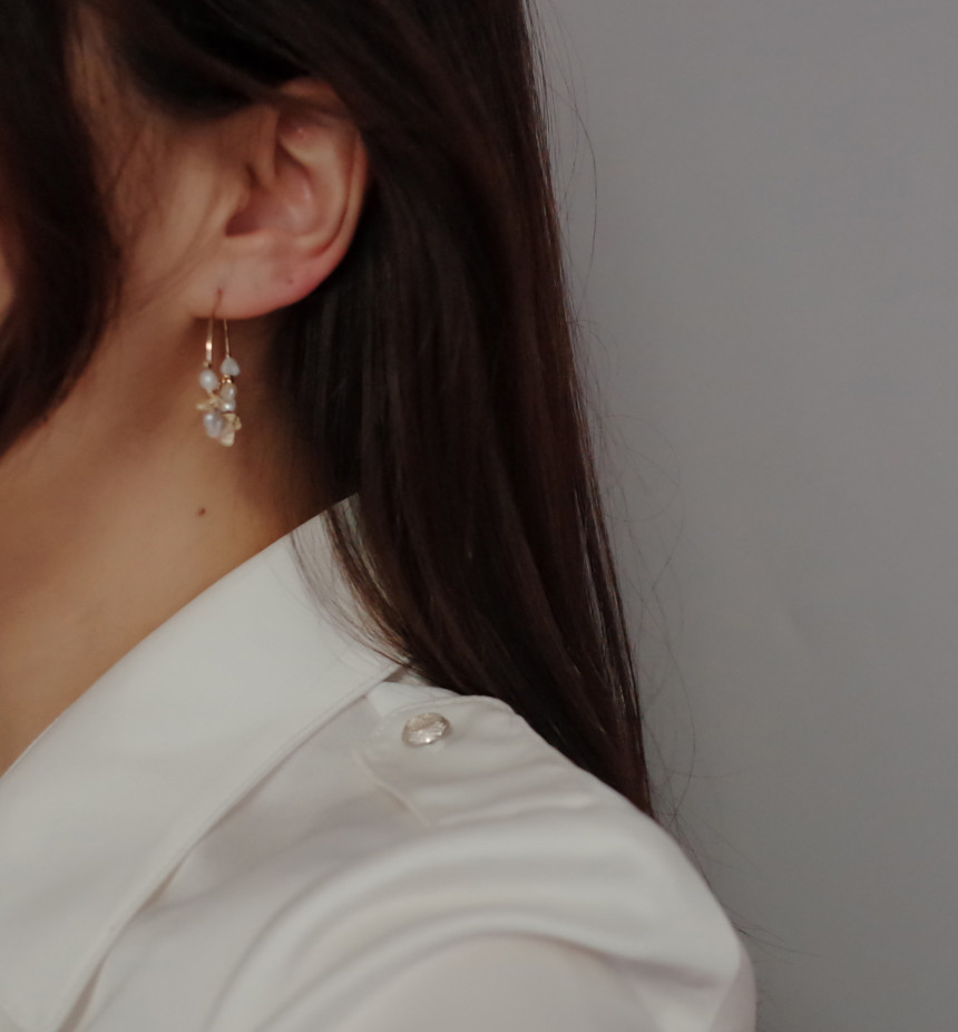 <b><p>Madeleine Natural Pearl Sculpe rg Simp Unique</p></b><b><p>マドレーヌ 天然真珠の彫刻 リング イヤ シンプルユニーク スタイリッシュルック</p></b><br /><br /><p align='center'>