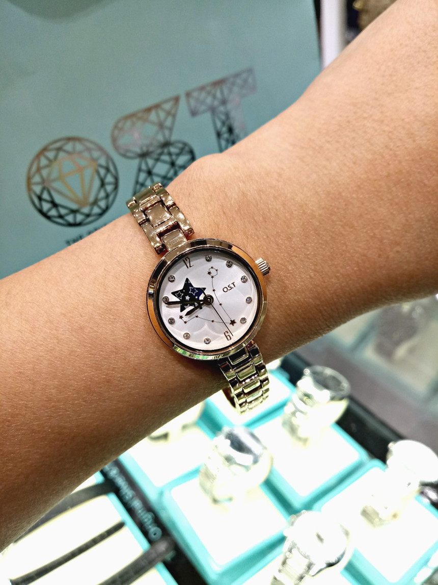 <b><p>OST 2018 Pisces Clock OTW1305TPP Lovely ok</p></b><b><p>OST 2018魚座時計OTW118305TPP ラブリールックコーディネート 女性</p></b><br /><br /><p align='center'>