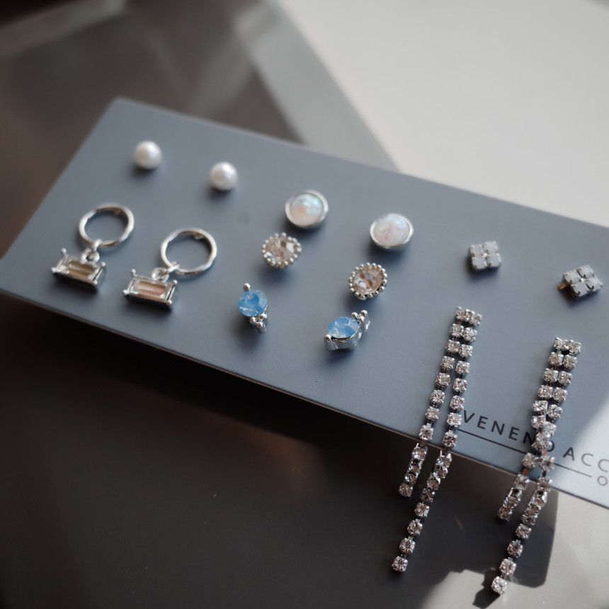 <b><p>NO.84 Throbbing Stall SET Earrs ylish Chic</p></b><b><p>NO.84 ドキドキときめき 失速SETイヤリング スタイリッシュな シックな ユニーデザイン</p></b><br /><br /><p align='center'>