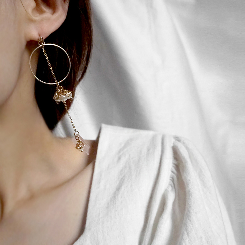 <b><p>1+1 Pearl Drop ring collection set Anque</p></b><b><p>1 + 真珠 ドロップ イヤリング コレクション セット アンティーク オンバル</p></b><br /><br /><p align='center'>