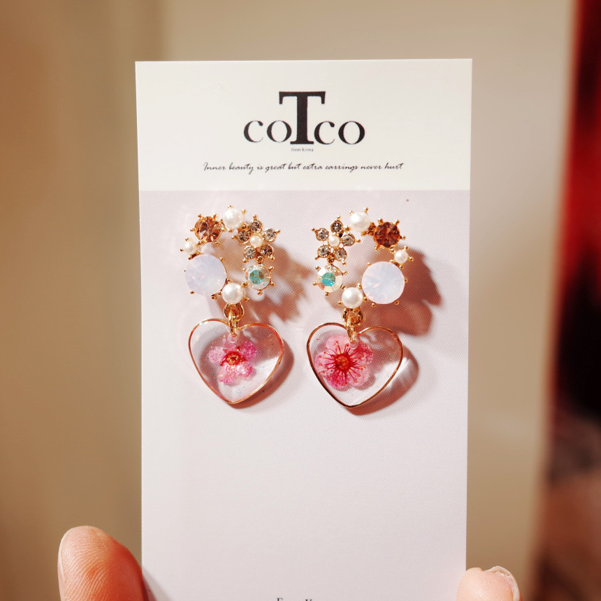 <b><p>you Jun bquet Heart Erings</p></b><b><p>あなた 準 花束 ハートピアス</p></b><br /><br /><p align='center'>