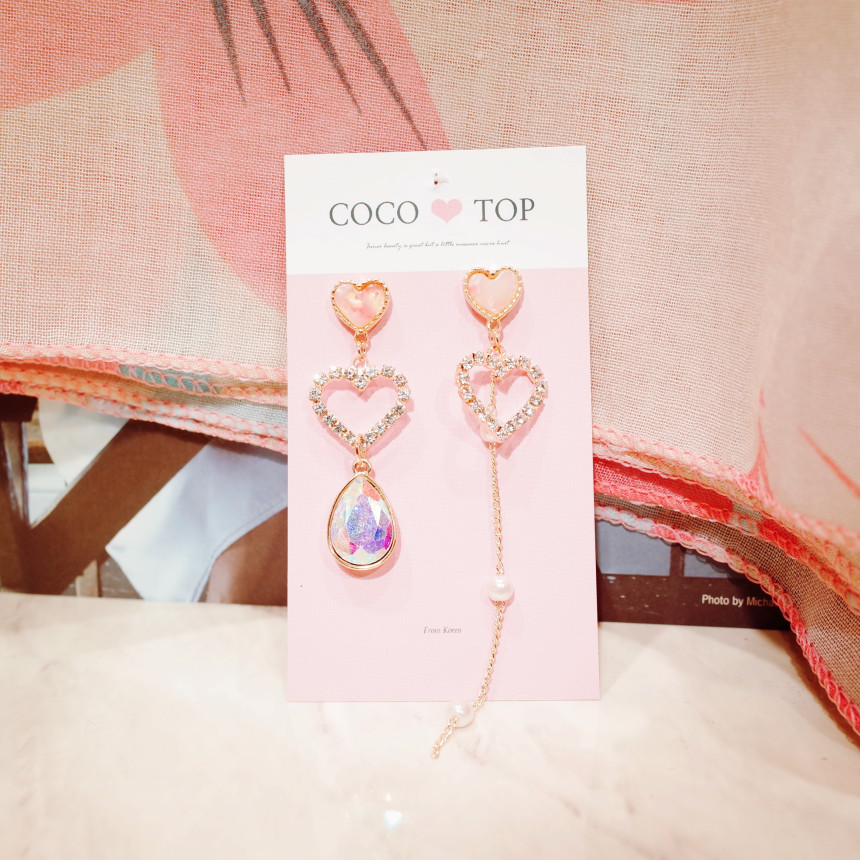 <b><p>cloud water drop heart ring</p></b><b><p>雲 水滴 ハート ドロップ イヤリング</p></b><br /><br /><p align='center'>