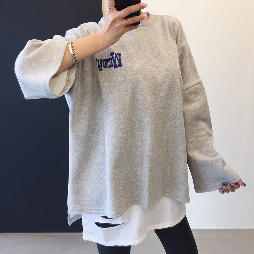 <b><p>Wendy Boxed T-shirt 4color Printing Roulette</p></b><b><p>ウェンディ ボックスTシャツ 4色 印刷 ルーズフィット チュリ 女性長袖 オ・バフェ</p></b><br /><br /><p align='center'>