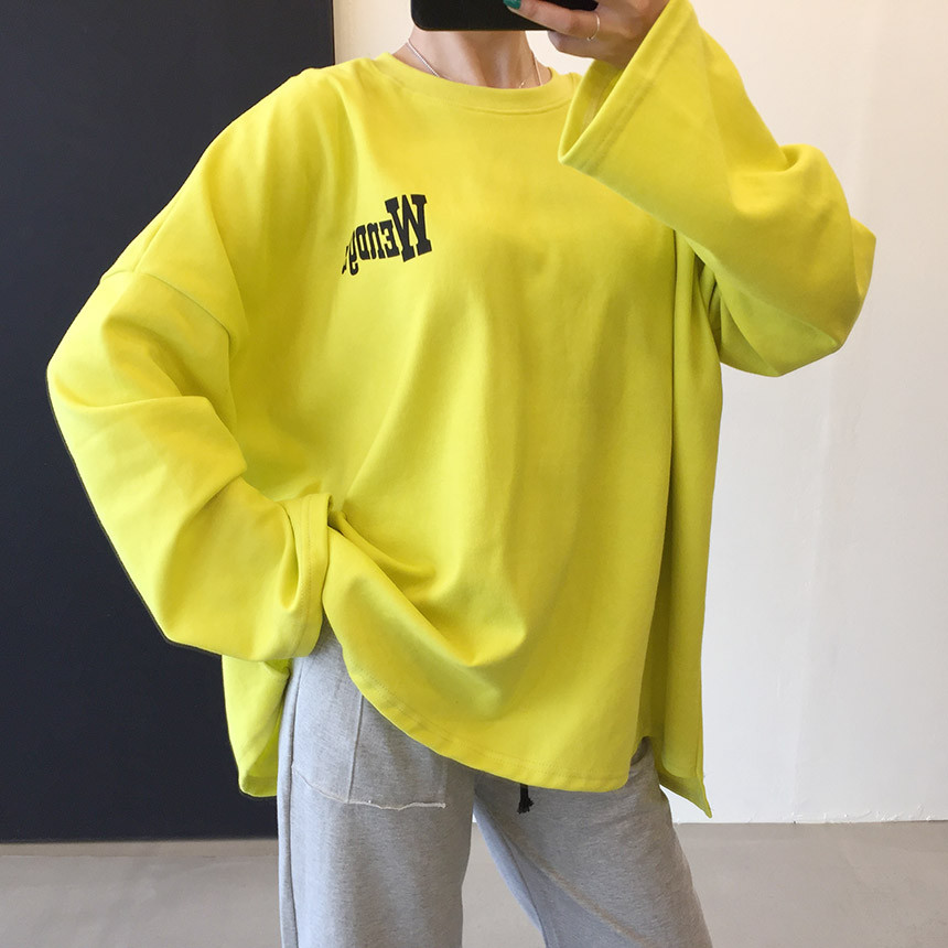 <b><p>Wendy Boxed T-shirt 4color Printing Roulette</p></b><b><p>ウェンディ ボックスTシャツ 4色 印刷 ルーズフィット チュリ 女性長袖 オ・バフェ</p></b><br /><br /><p align='center'>