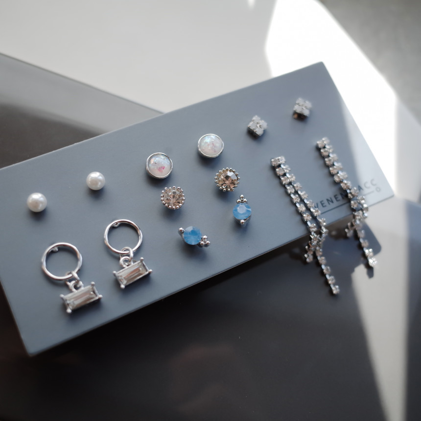 <b><p>NO.84 Throbbing Stall SET Earrs ylish Chic</p></b><b><p>NO.84 ドキドキときめき 失速SETイヤリング スタイリッシュな シックな ユニーデザイン</p></b><br /><br /><p align='center'>