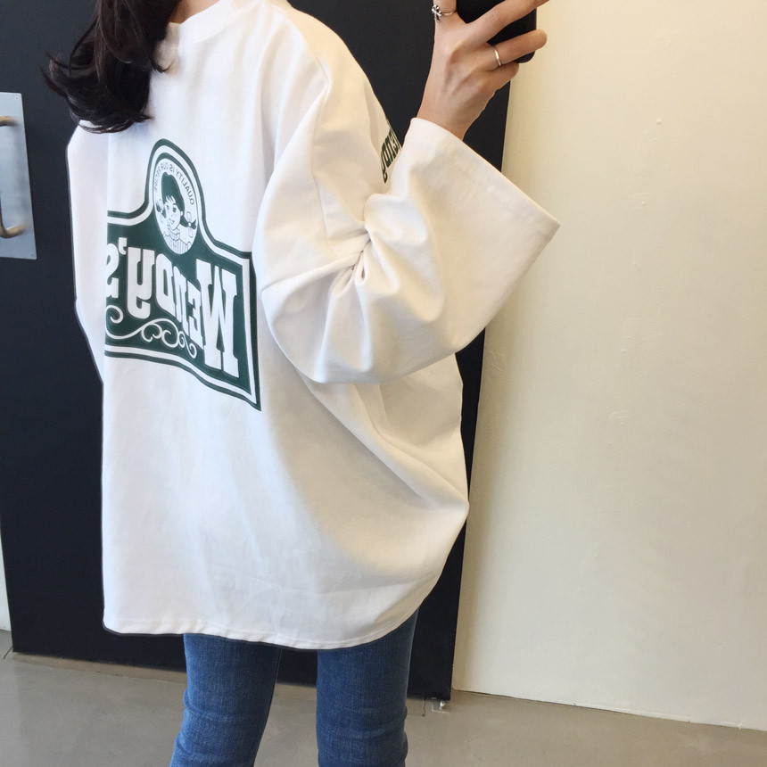 <b><p>Wendy Boxed T-shirt 4color Printing Roulette</p></b><b><p>ウェンディ ボックスTシャツ 4色 印刷 ルーズフィット チュリ 女性長袖 オ・バフェ</p></b><br /><br /><p align='center'>