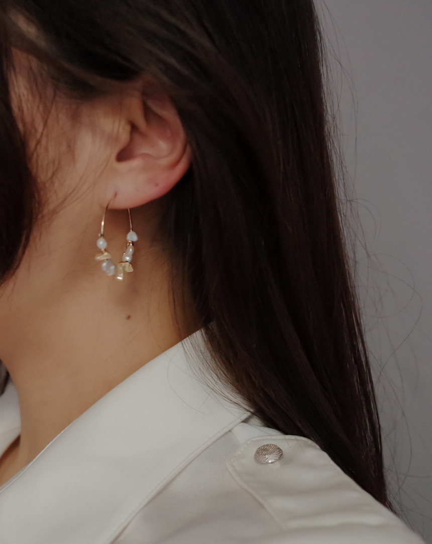 <b><p>Madeleine Natural Pearl Sculpe rg Simp Unique</p></b><b><p>マドレーヌ 天然真珠の彫刻 リング イヤ シンプルユニーク スタイリッシュルック</p></b><br /><br /><p align='center'>