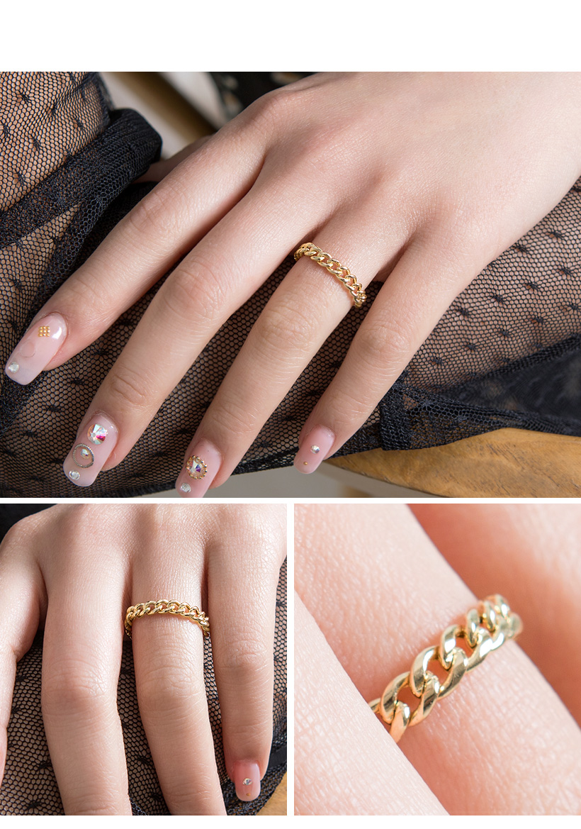 <b><p>14K Hollow curve Layered Chain rg 2 usehds</p></b><b><p>14K 中空カーブ 重ね着 チェーンリング 2宗宅1 準ジュエリー トレンド 女性</p></b><br /><br /><p align='center'>