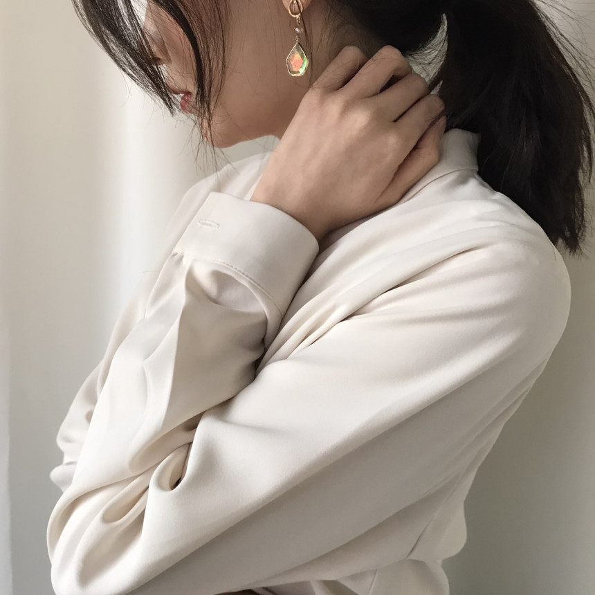 <b><p>Sugar Motr-Dahter Drop Erings Semi office</p></b><b><p>シュガー 螺鈿 ドロップイヤリング セミオフィスルック 光沢がきれいな フェミニンな感性ムード</p></b><br /><br /><p align='center'>