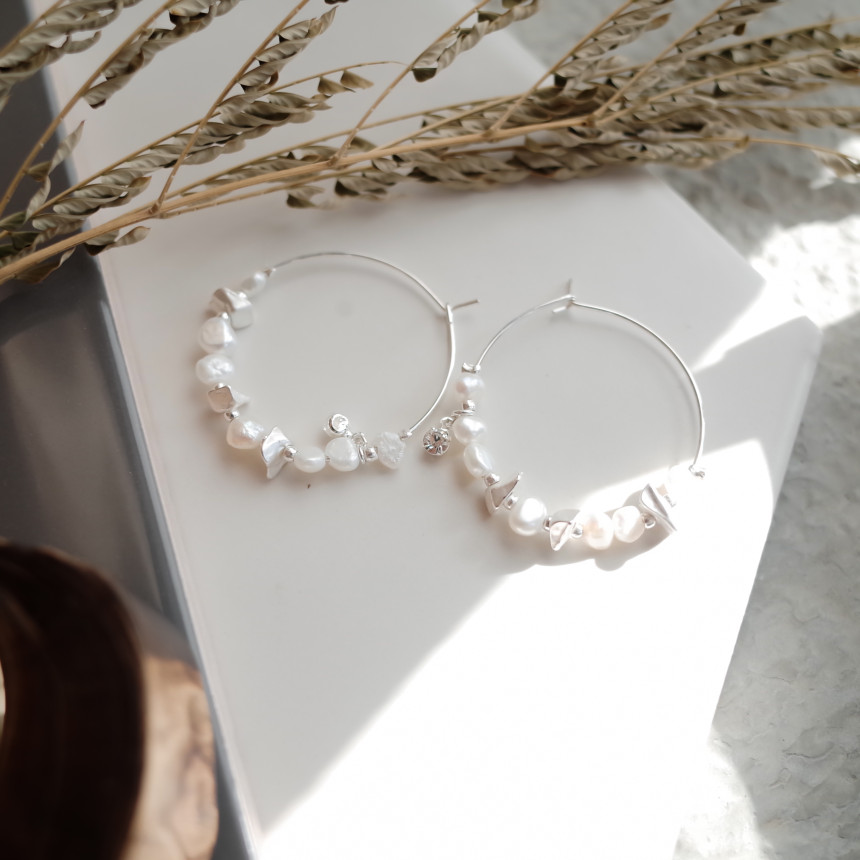 <b><p>Madeleine Natural Pearl Sculpe rg Simp Unique</p></b><b><p>マドレーヌ 天然真珠の彫刻 リング イヤ シンプルユニーク スタイリッシュルック</p></b><br /><br /><p align='center'>