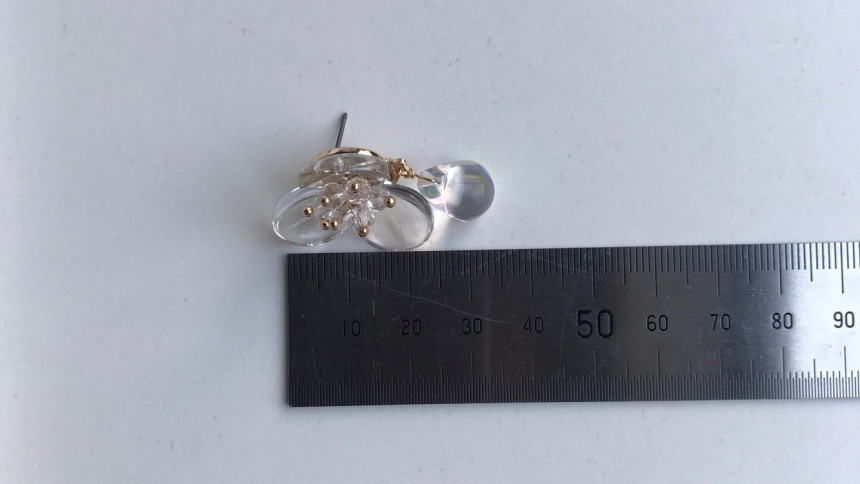 <b><p>Yui flower Glass Drop earring Stylish ok</p></b><b><p>ユイ フラワー グラス ドロップ イヤリング スタイリッシュルック シンプルユニーク</p></b><br /><br /><p align='center'>