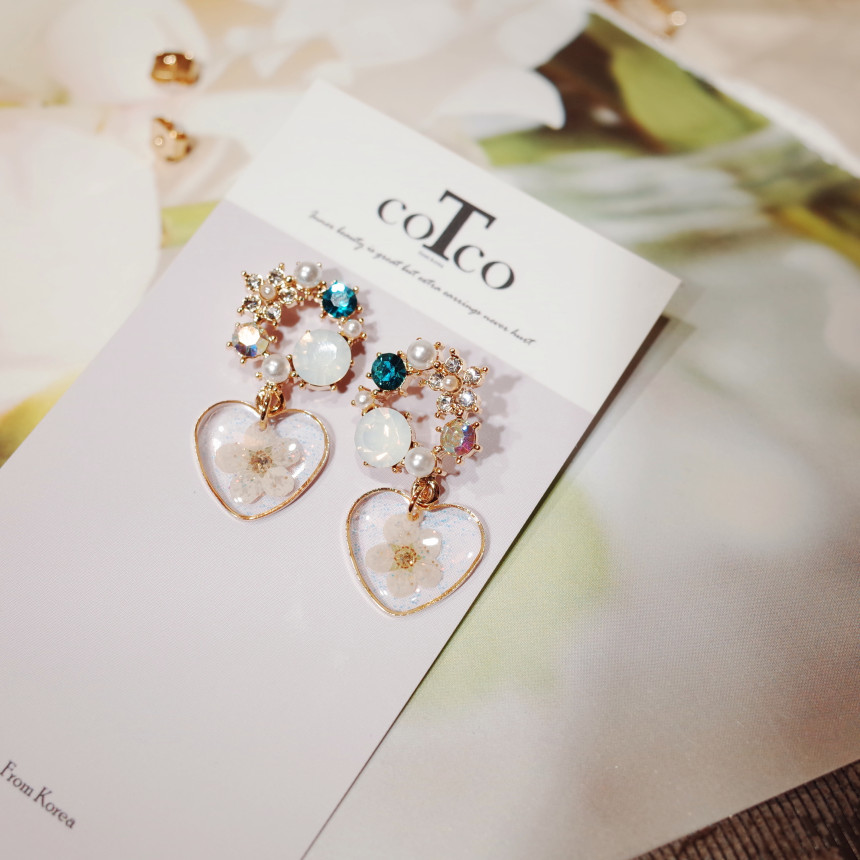 <b><p>you Jun bquet Heart Erings</p></b><b><p>あなた 準 花束 ハートピアス</p></b><br /><br /><p align='center'>