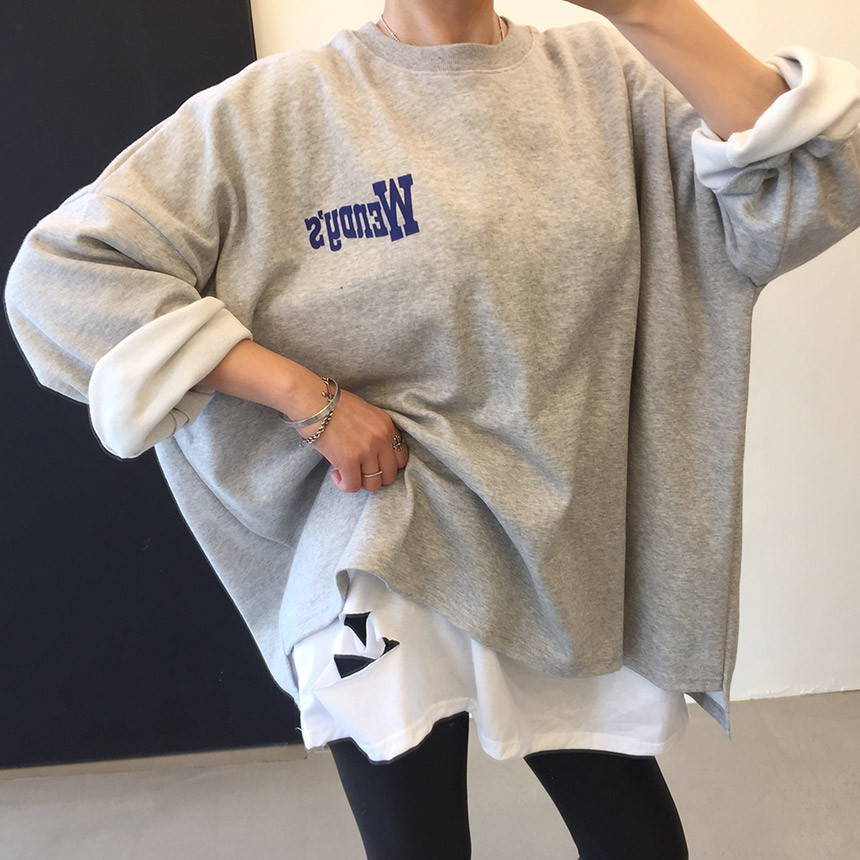 <b><p>Wendy Boxed T-shirt 4color Printing Roulette</p></b><b><p>ウェンディ ボックスTシャツ 4色 印刷 ルーズフィット チュリ 女性長袖 オ・バフェ</p></b><br /><br /><p align='center'>