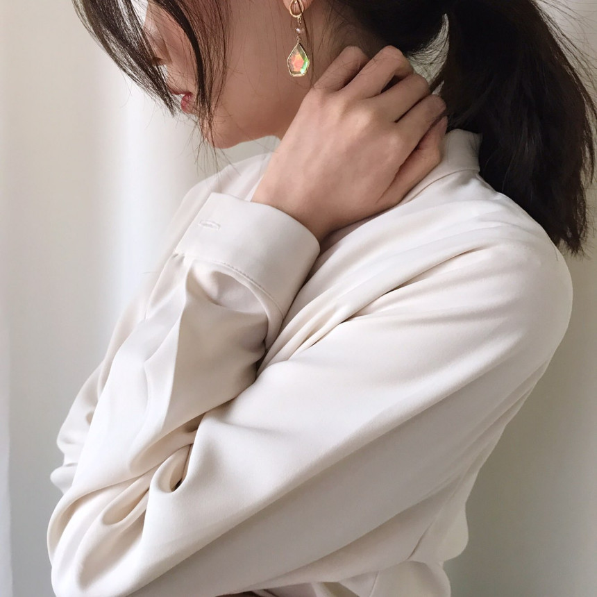 <b><p>Sugar Motr-Dahter Drop Erings Semi office</p></b><b><p>シュガー 螺鈿 ドロップイヤリング セミオフィスルック 光沢がきれいな フェミニンな感性ムード</p></b><br /><br /><p align='center'>