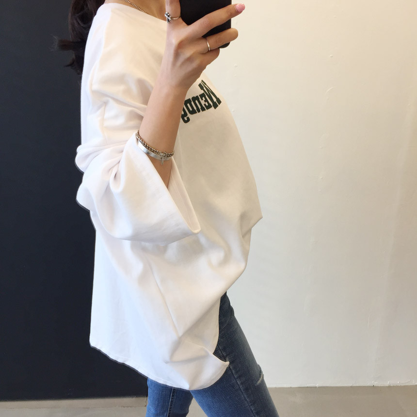 <b><p>Wendy Boxed T-shirt 4color Printing Roulette</p></b><b><p>ウェンディ ボックスTシャツ 4色 印刷 ルーズフィット チュリ 女性長袖 オ・バフェ</p></b><br /><br /><p align='center'>