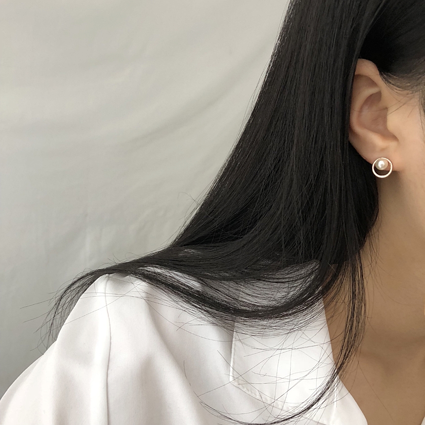 <b><p>Ear possible ily Sver fing Pel Sticky Ofce</p></b><b><p>グィチ 可能 デイリー ウンチム 真珠 ぴったりつく イヤリング 会社員 シンプル</p></b><br /><br /><p align='center'>