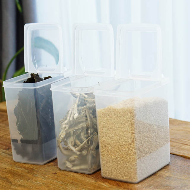 일본 반오픈 캐니스터 저장용기 힙, 홀레분유통 - 상품 이미지